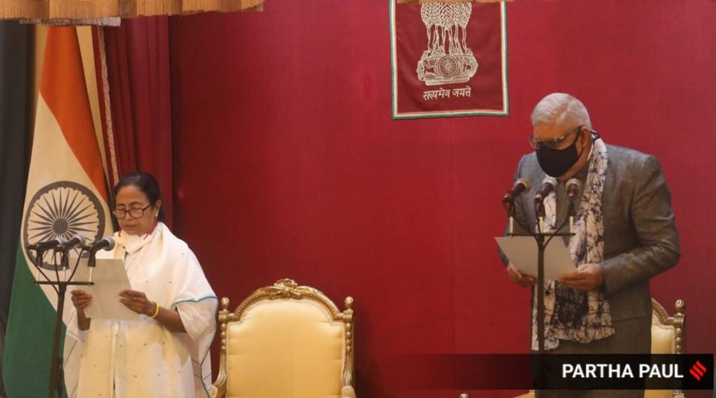 బెంగాల్ సీఎం గా మమత ప్రమాణస్వీకారం Mata Dhanka